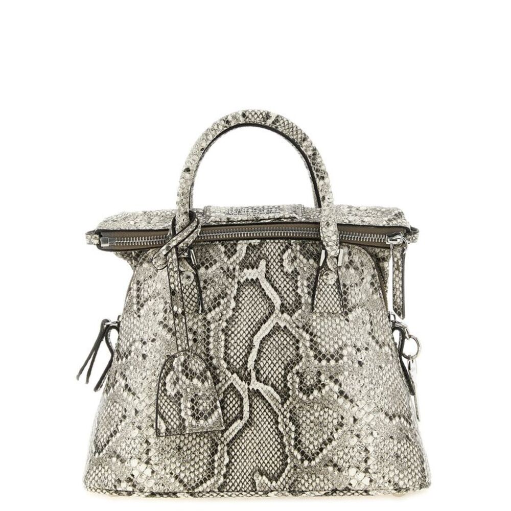 Maison Margiela Gray Goatskin Shoulder Women's Bag